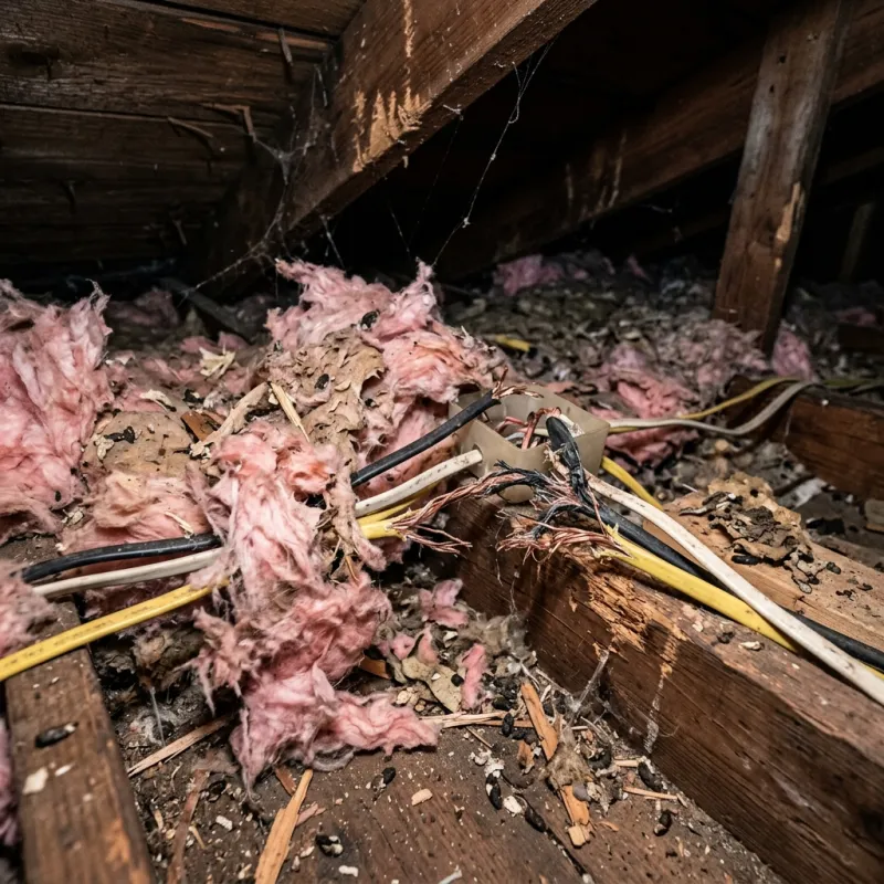 Technicians assessing a Manifold Heights property for a large animal recovery